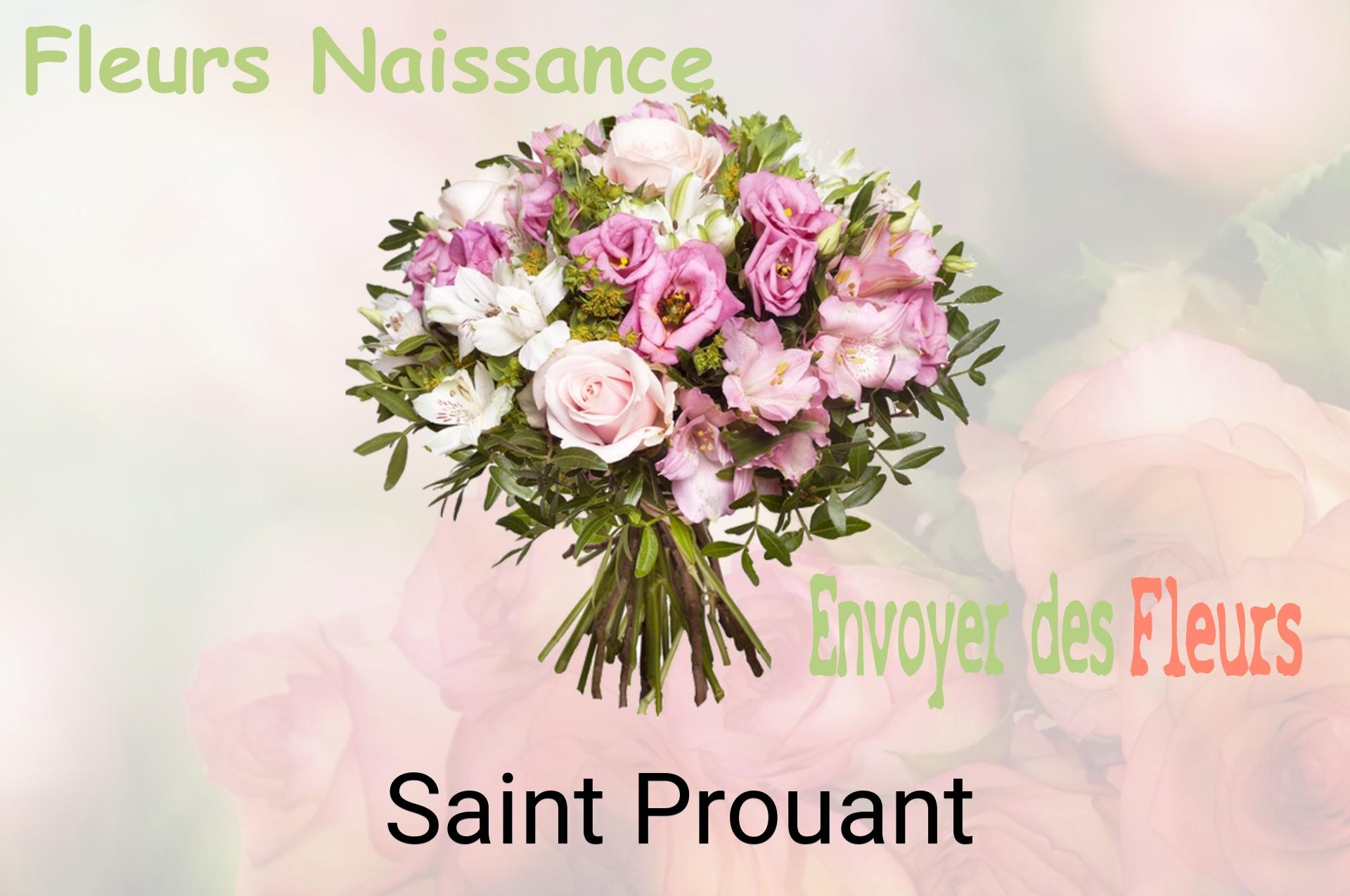 Bouquet de fleurs de naissance livré à Saint-Prouant